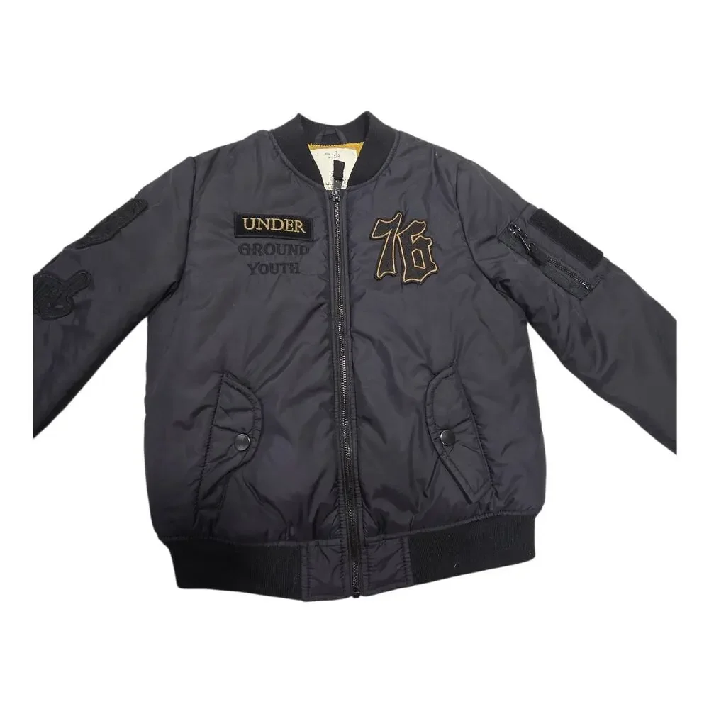 Zara Boy's Puffy Bomber Jacket